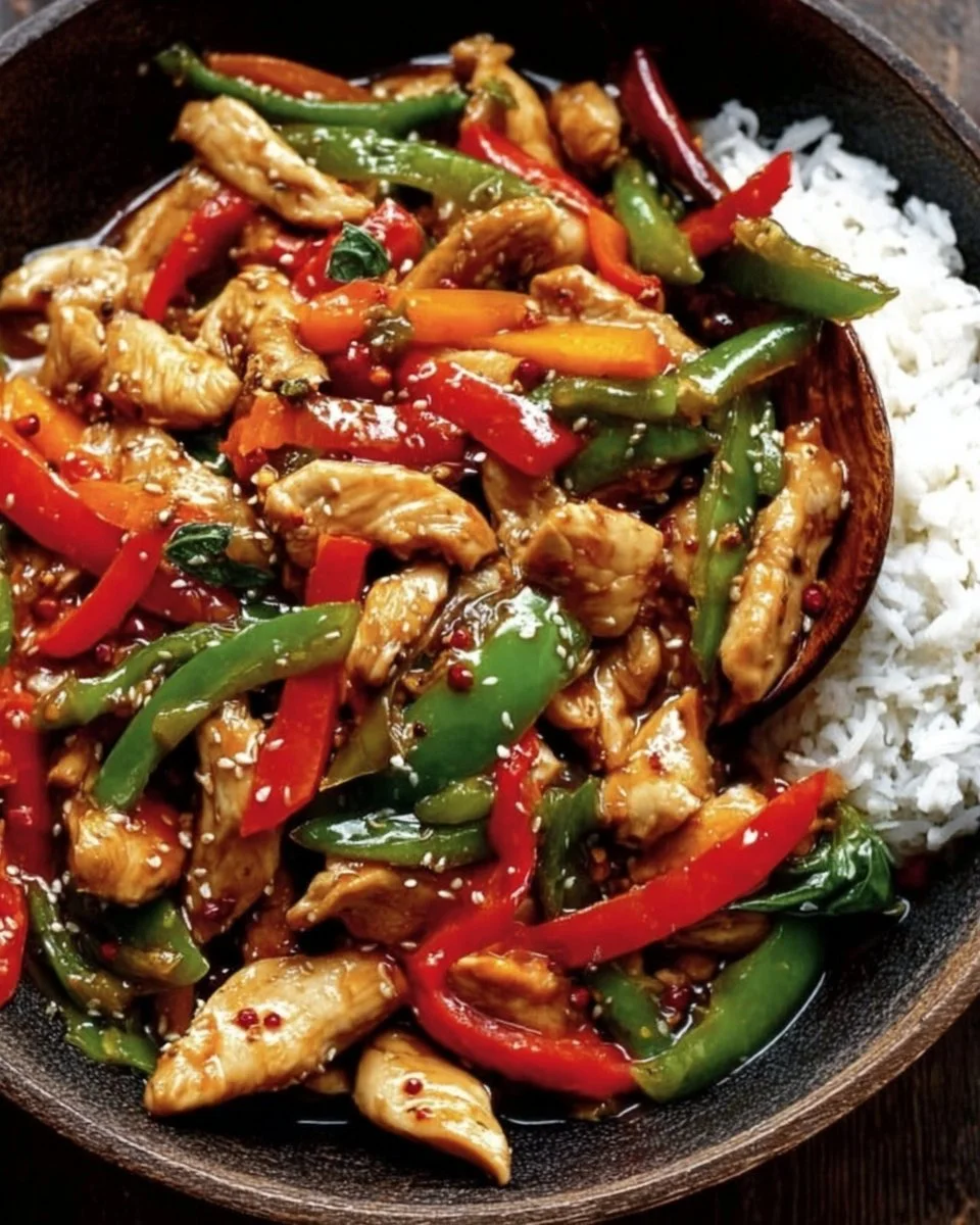 Pepper Chicken Stir-Fry