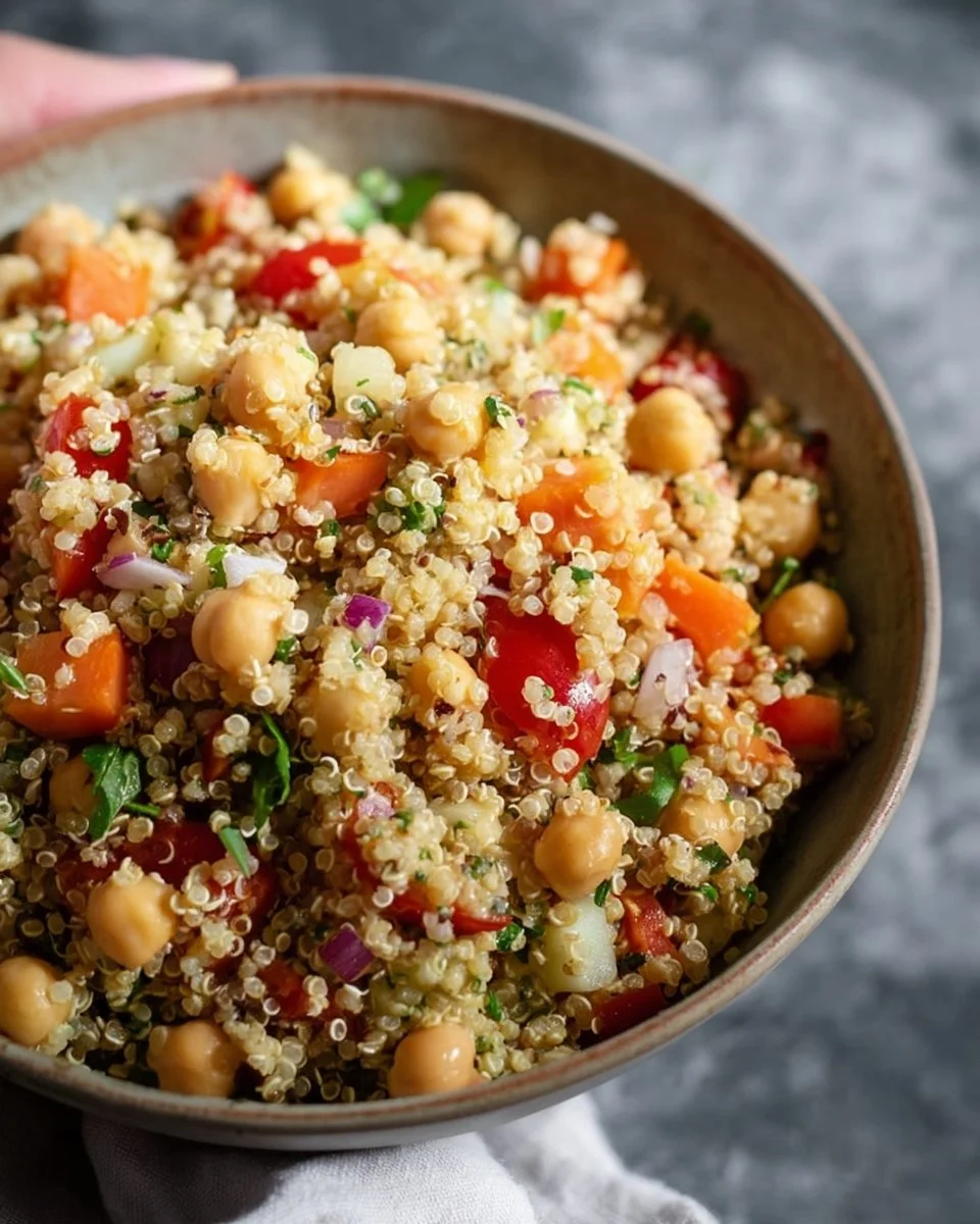 Quinoa Chickpea Salad