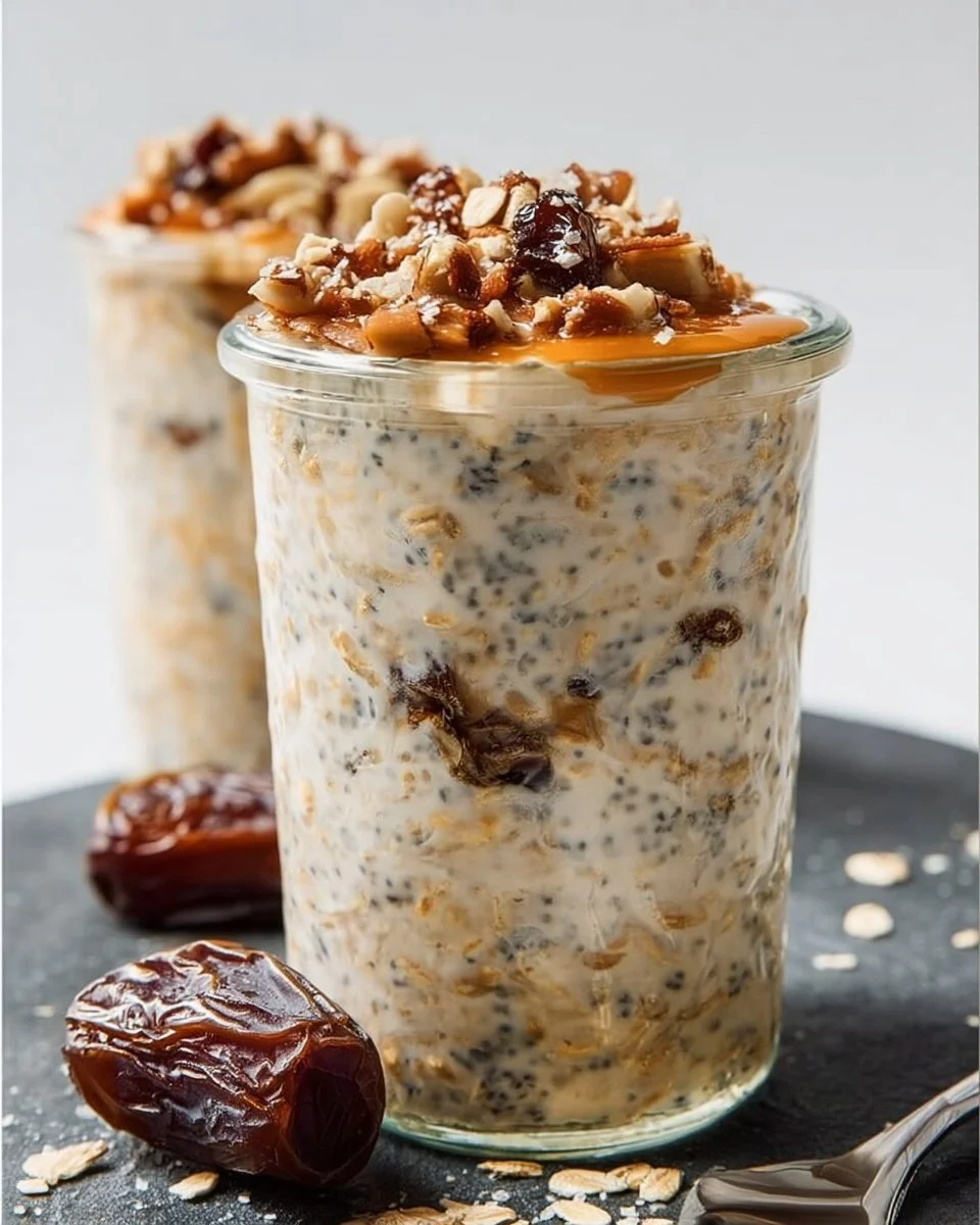 Sea Salt and Date Overnight Oats