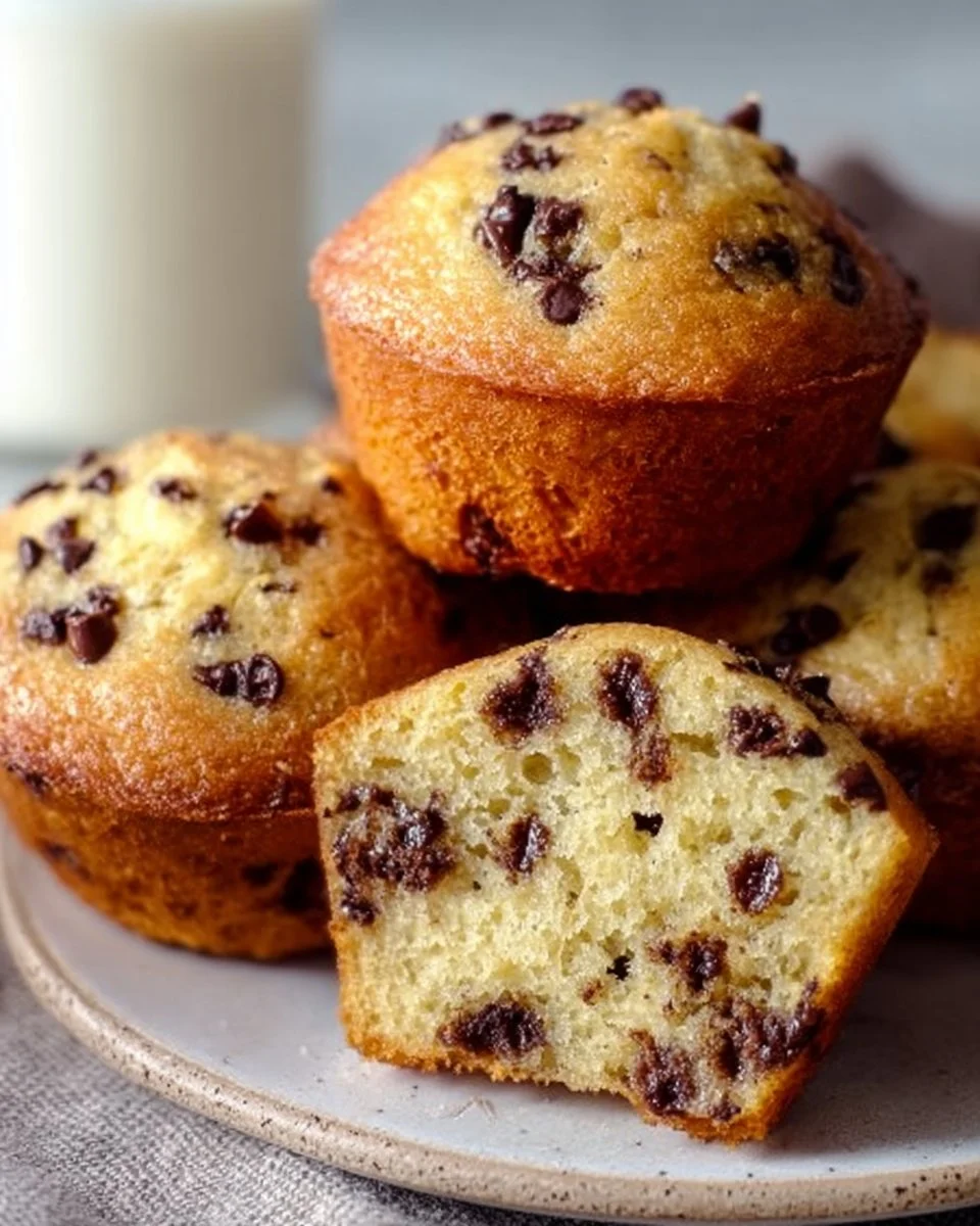 Sourdough Chocolate Chip Muffins