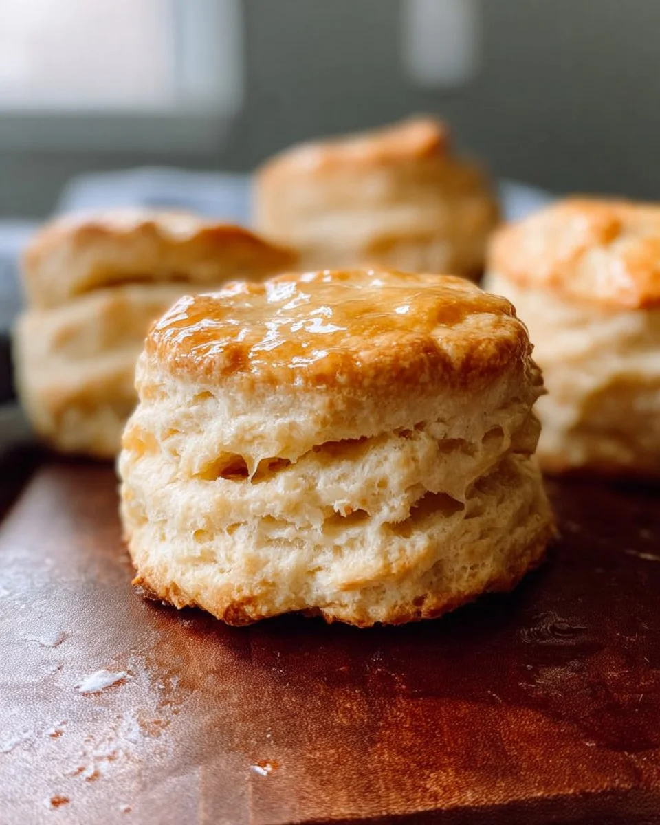 Sourdough Honey Butter Biscuits