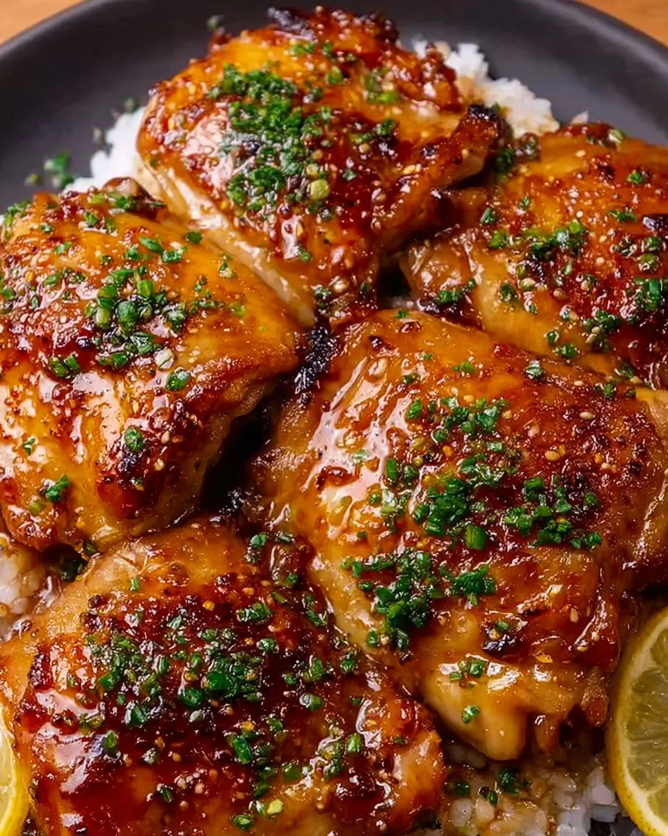 Succulent Honey Garlic Lemon Pepper Chicken Thighs