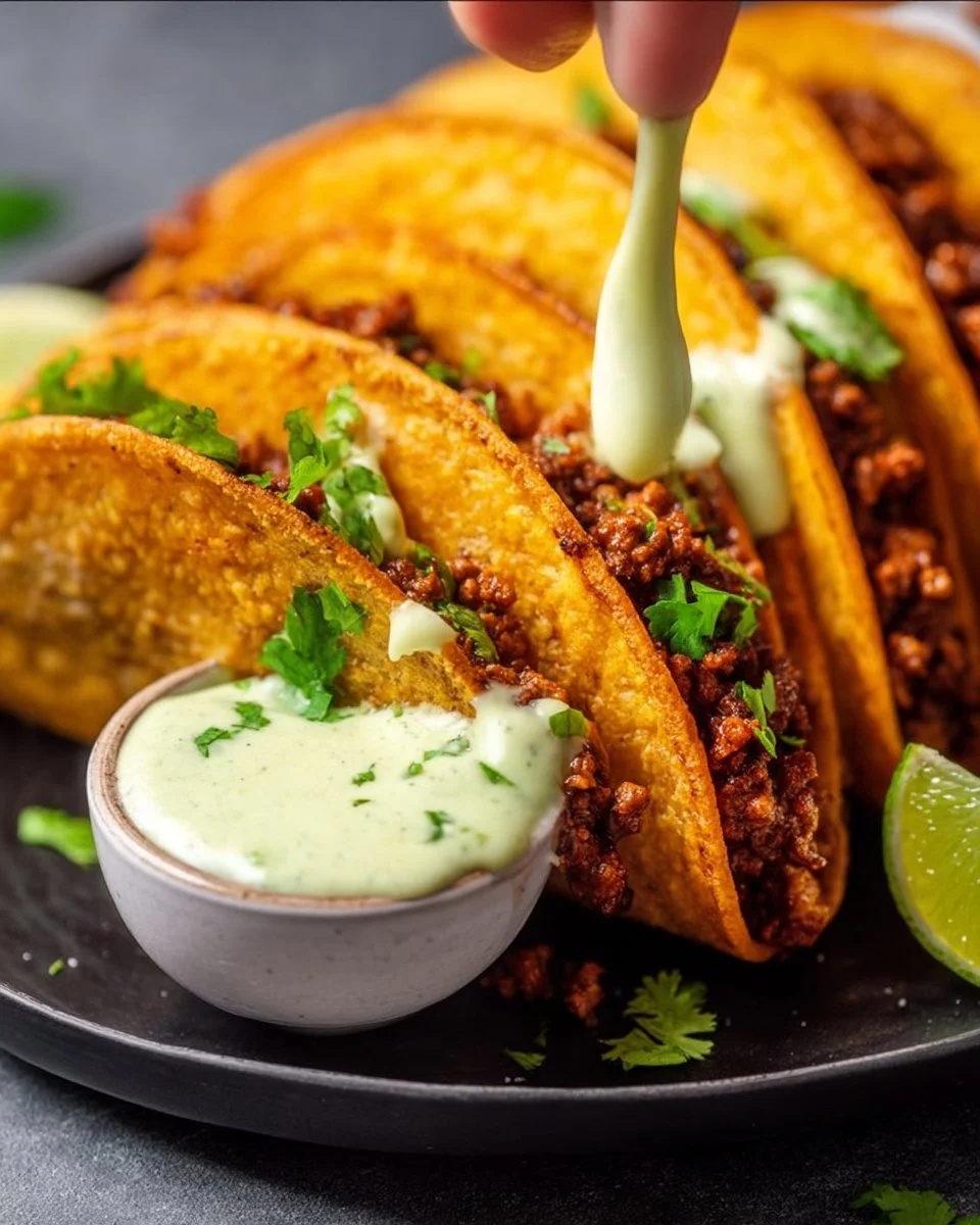 Super Crispy Oven-Baked Ground Turkey Tacos