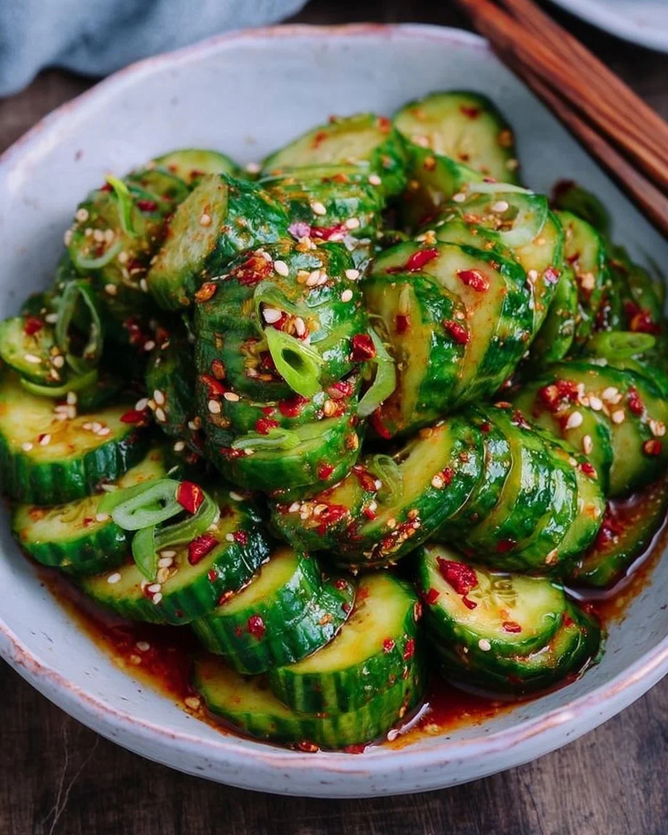 Asian Spicy Cucumber Salad