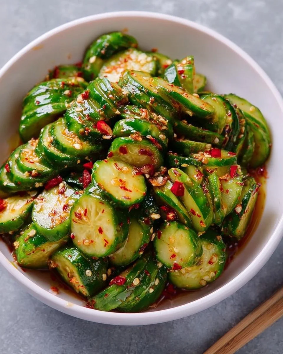 Asian Spicy Cucumber Salad