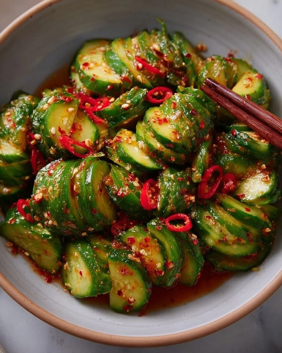 Asian Spicy Cucumber Salad
