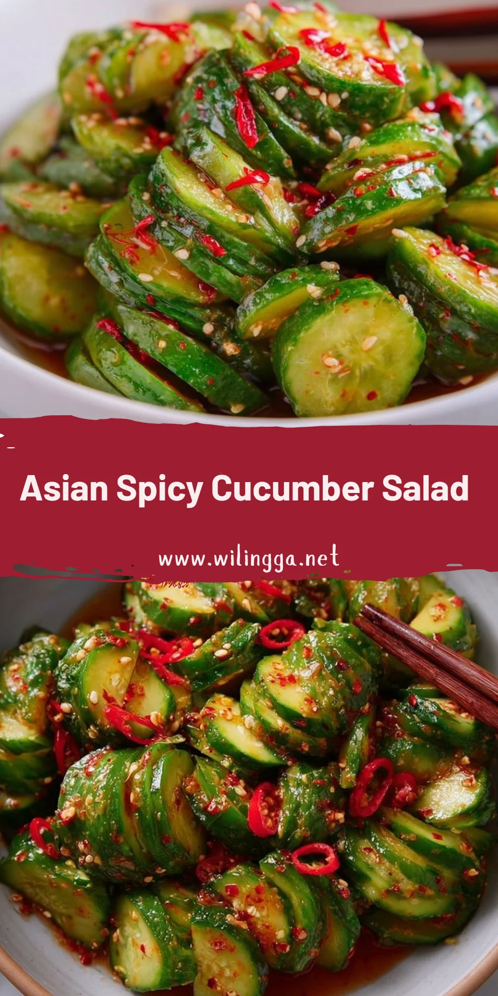 Asian Spicy Cucumber Salad