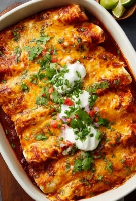 Delicious beef enchiladas smothered in red sauce served on a plate