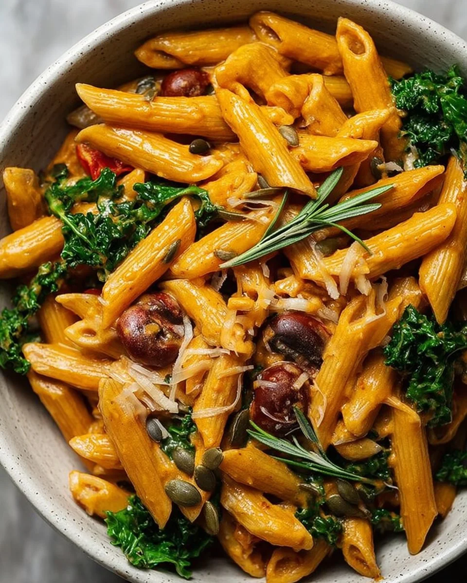 Creamy Vegan Pumpkin Pasta
