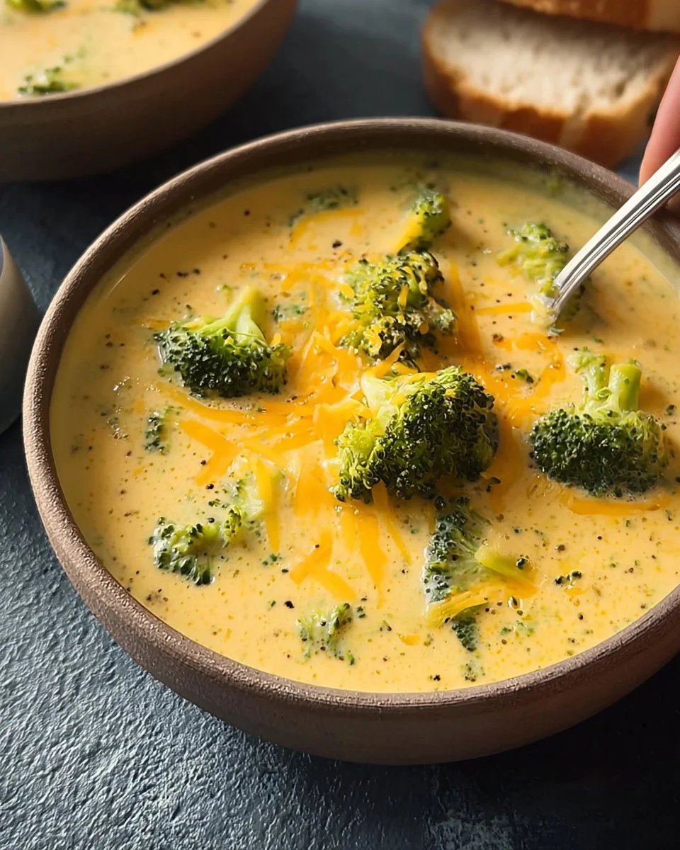 Easy Broccoli Cheddar Soup