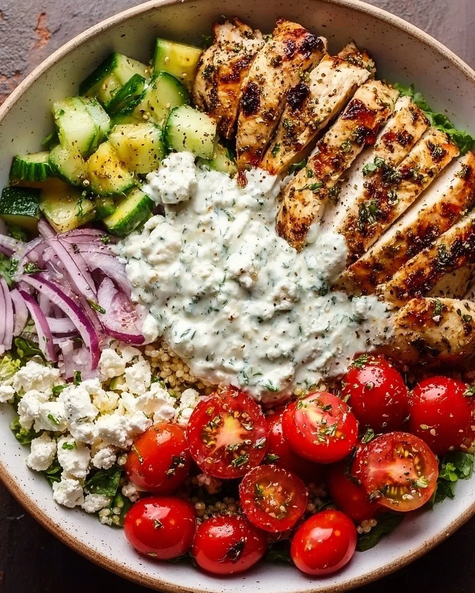 Greek Chicken Bowls