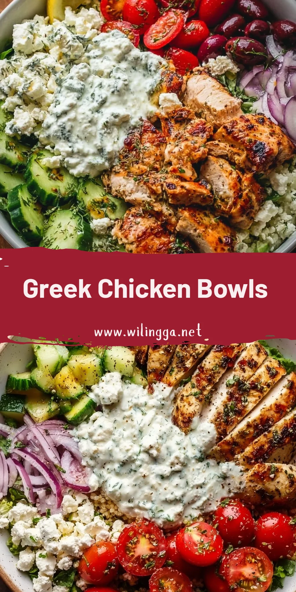 Greek Chicken Bowls