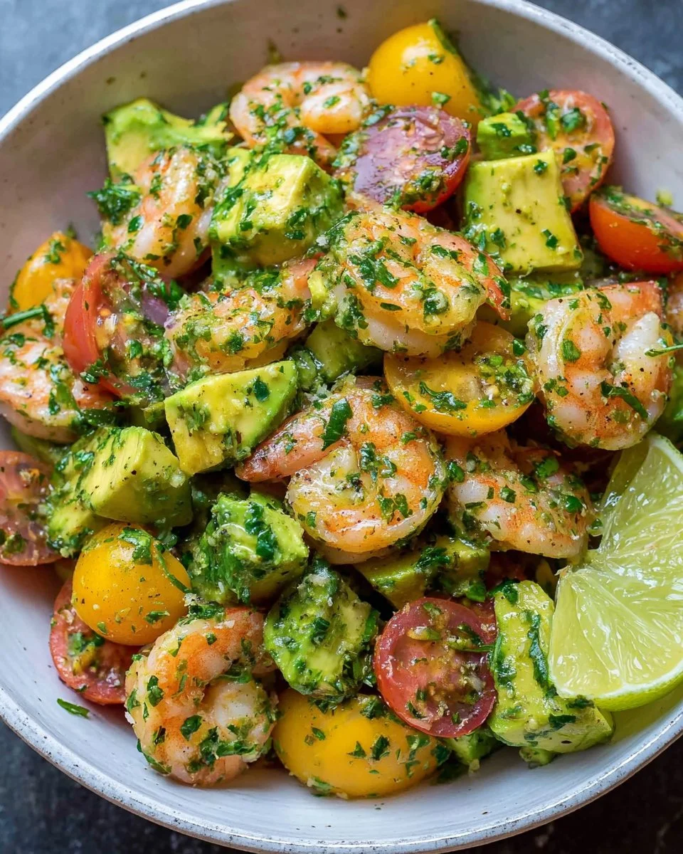 Healthy Shrimp Avocado Salad