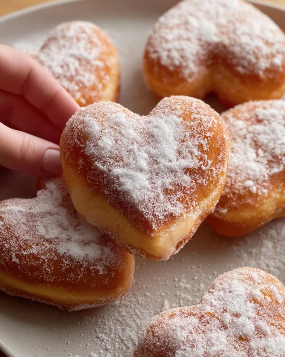 Heart-Shaped Doughnuts