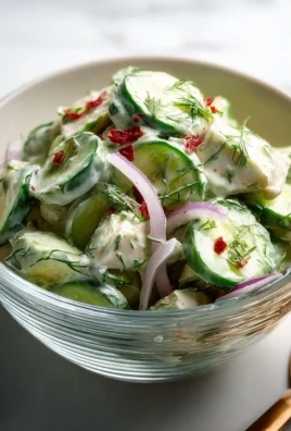 High protein cucumber salad with fresh ingredients and healthy toppings