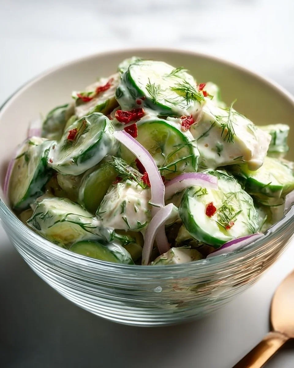 High Protein Cucumber Salad