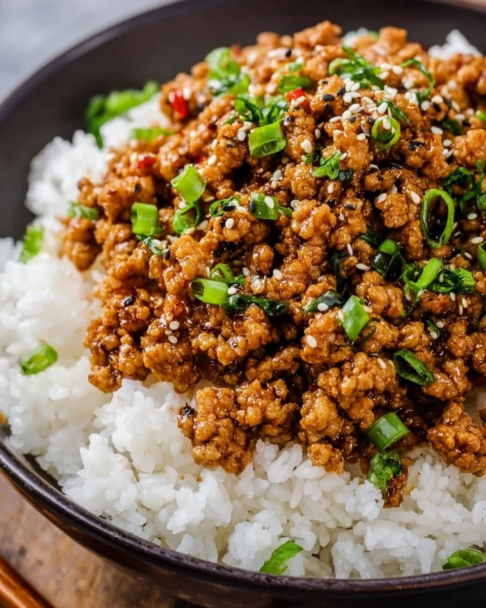 Honey Garlic Ground Turkey
