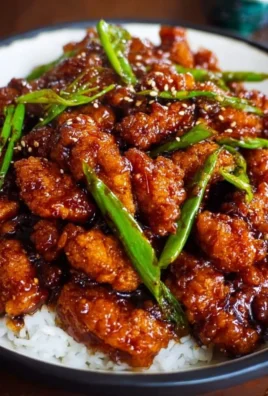 Plate of Irresistibly Spicy Dragon Chicken, an Indo-Chinese dish