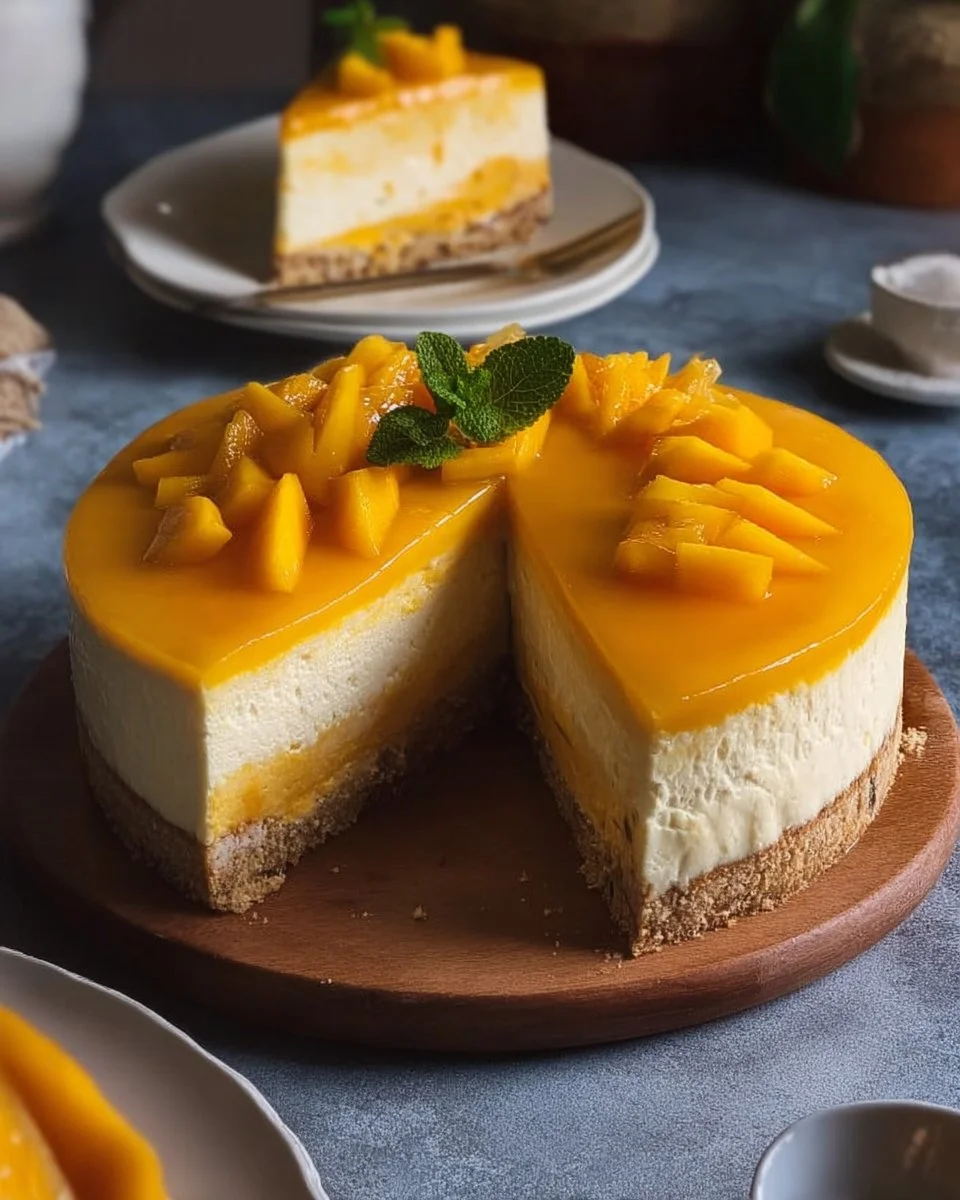 Mango Mousse Cake