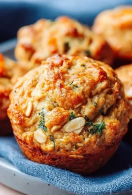 Nutrient-packed breakfast muffins for toddlers on a wooden table