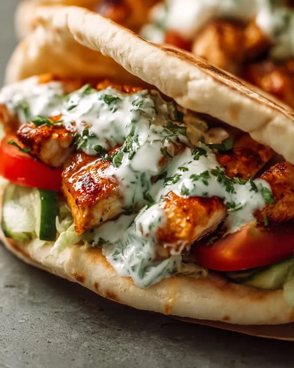 Sheet Pan Chicken Pitas with Herby Ranch