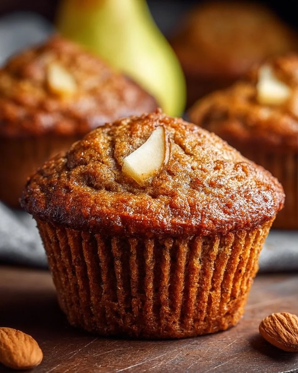 Spiced Pear Muffins
