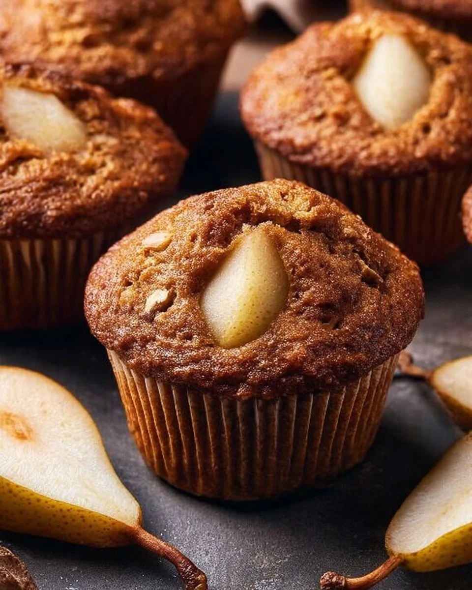 Spiced Pear Muffins