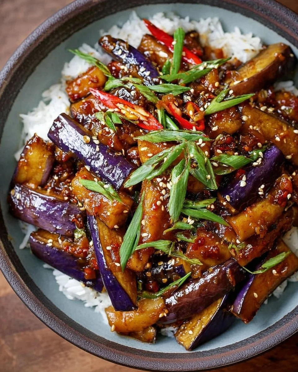 Spicy Eggplant Stir Fry
