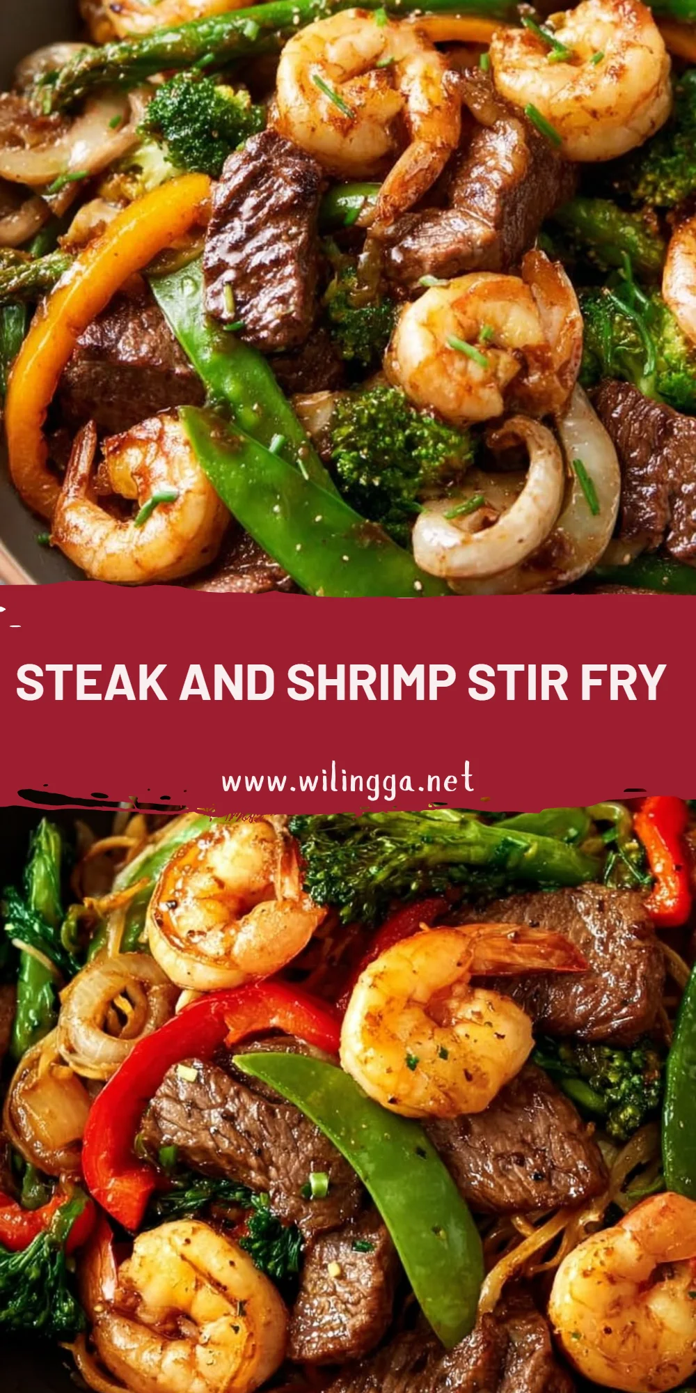 STEAK AND SHRIMP STIR FRY