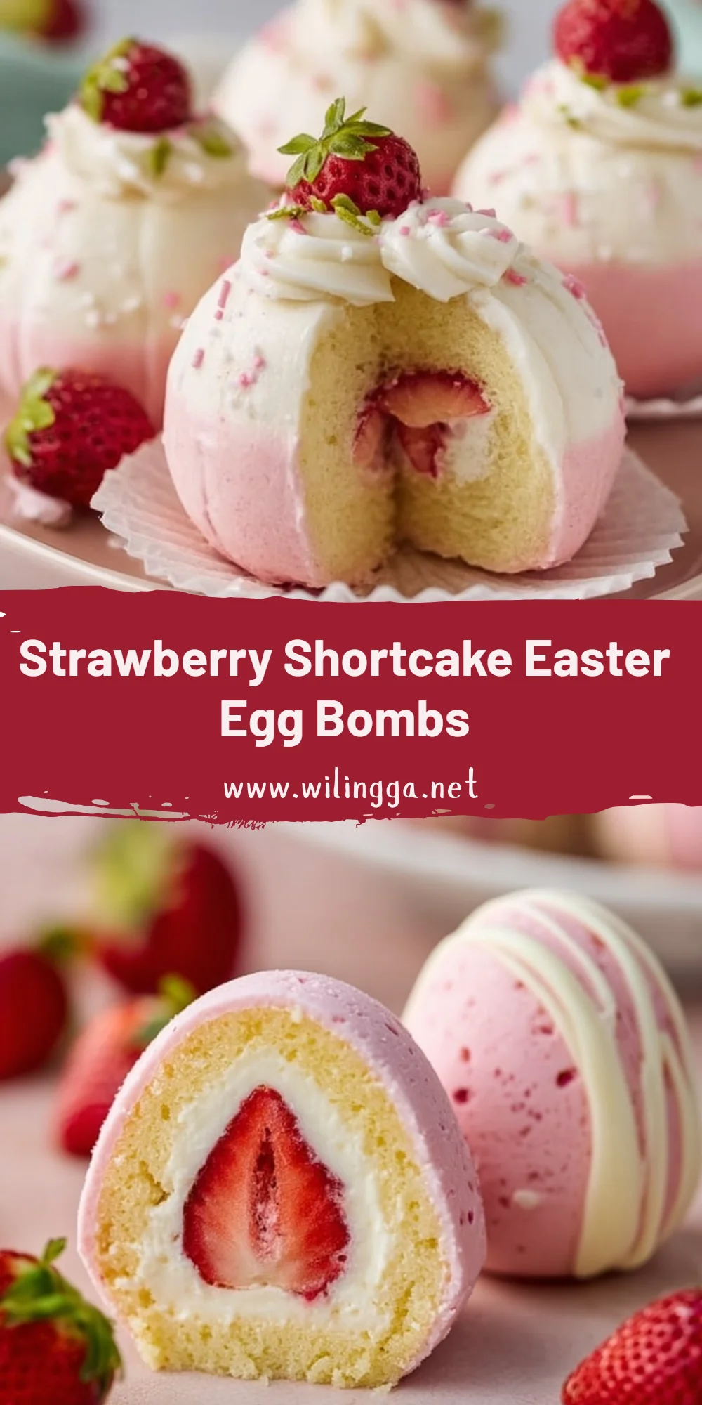 Strawberry Shortcake Easter Egg Bombs