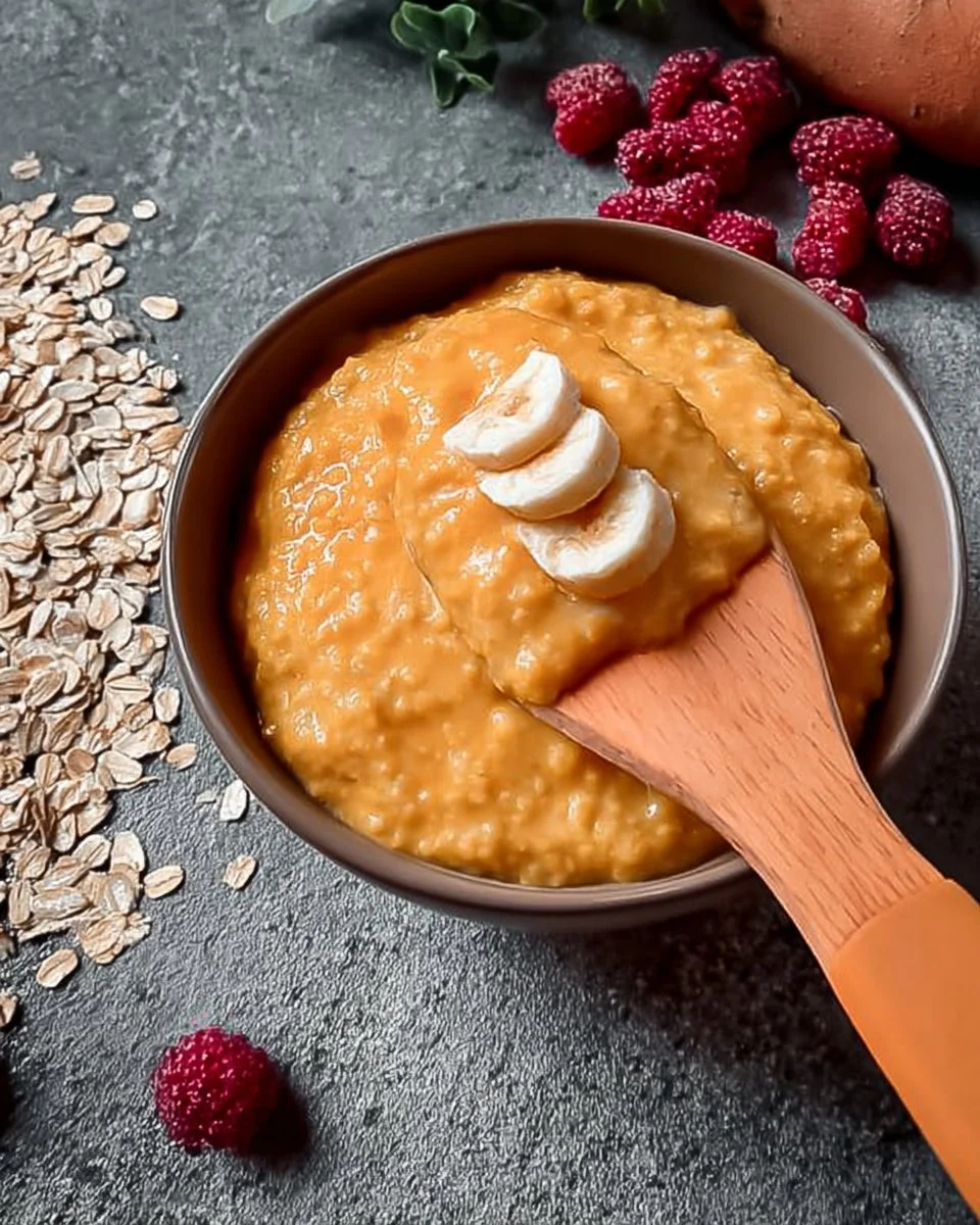Sweet Potato Oats Porridge