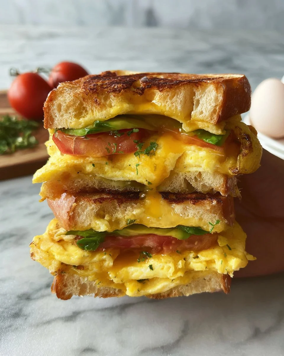 Vegetarian Breakfast Egg Sandwich