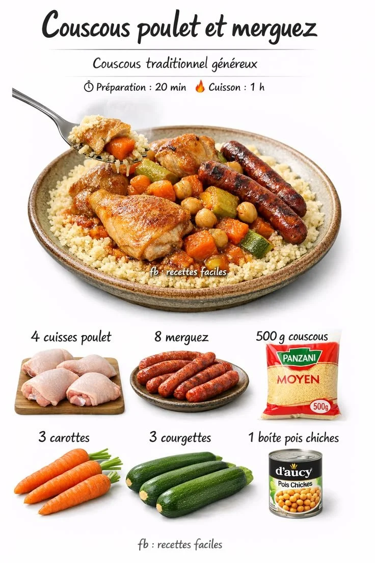 Couscous Poulet Merguez