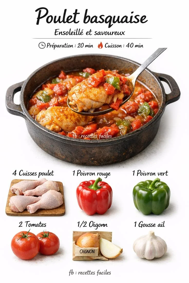 Poulet basquaise