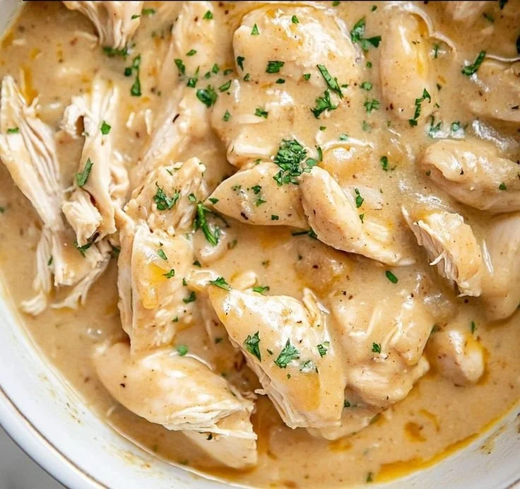 Best Crockpot Chicken and Gravy