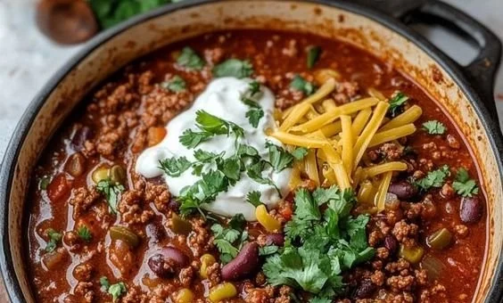 Best Ground Beef Stovetop Chili