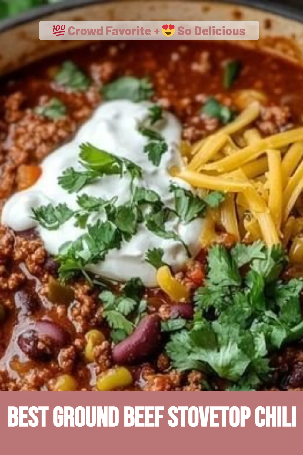 Best Ground Beef Stovetop Chili