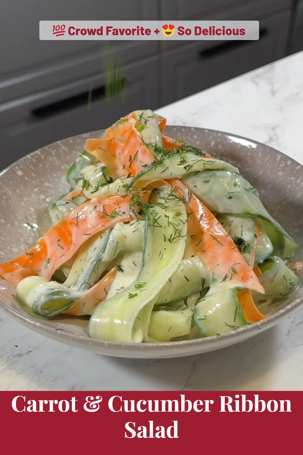 Carrot & Cucumber Ribbon Salad