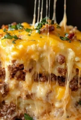 Delicious Cattle Drive Casserole served on a rustic table