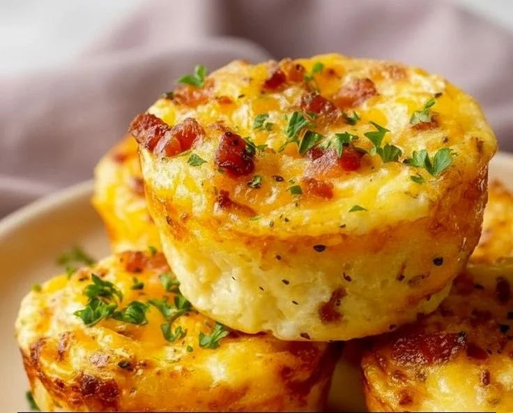 Cheesy Muffin Tin Cottage Cheese Egg Bites