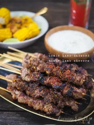Chinese Xinjiang Lamb Cumin Skewers