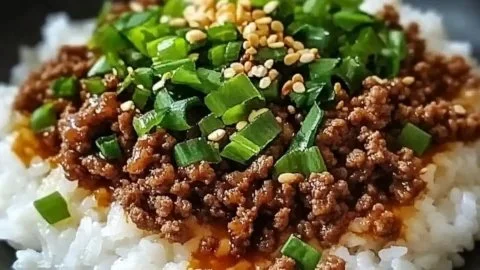 Delicious Korean Ground Beef Bowl Ready in Just 30 Minutes