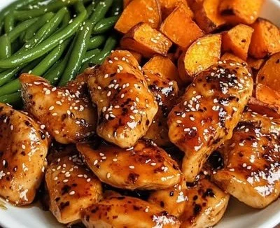 Discover the Best Honey Garlic Chicken and Sweet Potato Recipe for a Quick and Delicious Dinner