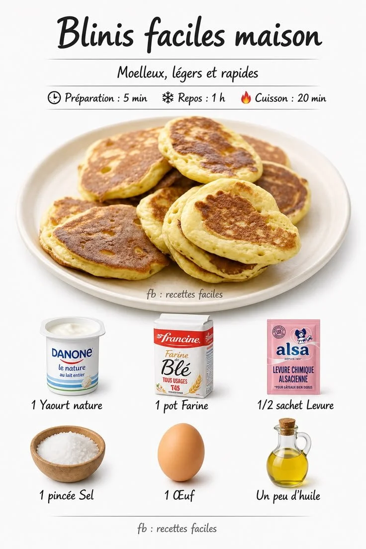 Easy homemade blinis