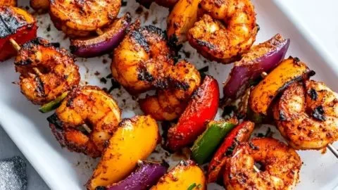 Grilled Cajun Shrimp Kabobs