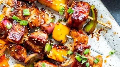 Grilled Chicken Teriyaki Kabobs Recipe
