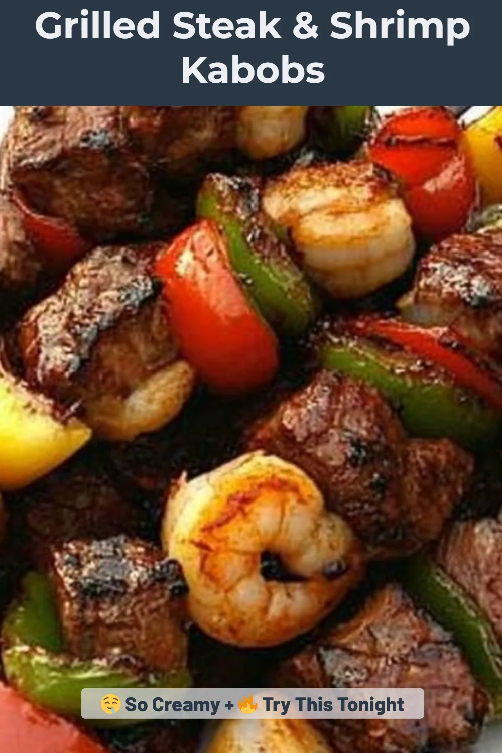 Grilled Steak & Shrimp Kabobs