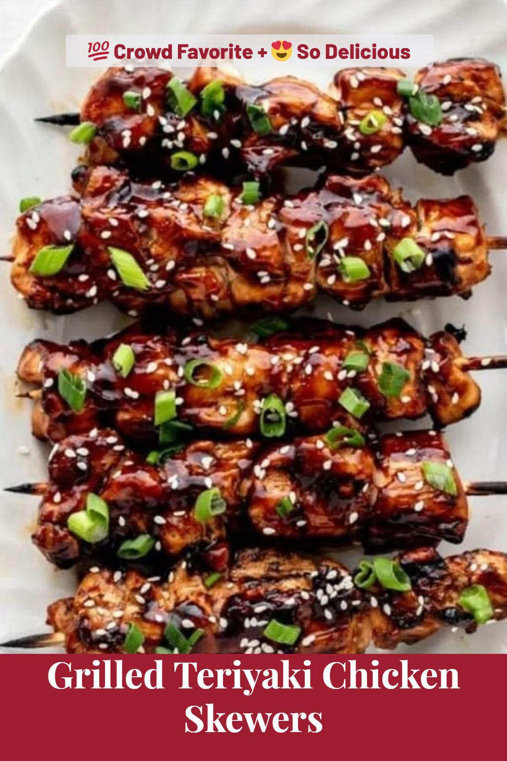 Grilled Teriyaki Chicken Skewers