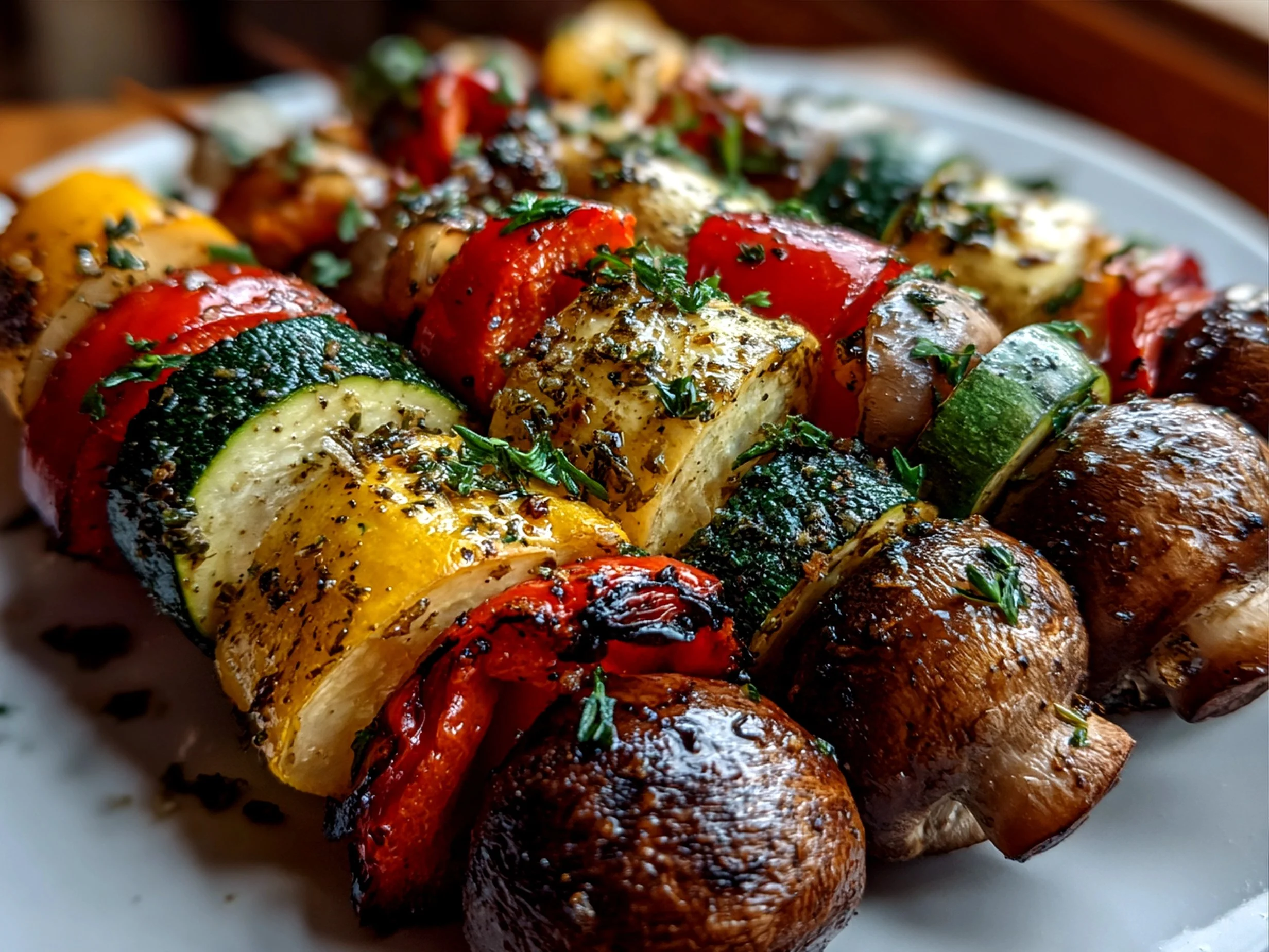Grilled Veggie Kabobs