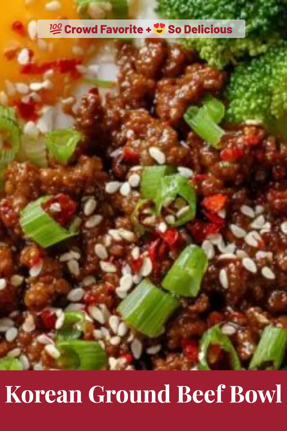 Korean Ground Beef Bowl